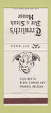 Matchbook Cover - Treulich's Bar Steak House Phoenix AZ 30 Strike