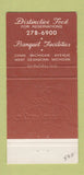 Matchbook Cover - The Chambertin West Dearborn MI  30 Strike