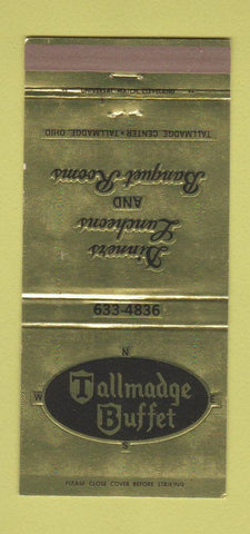 Matchbook Cover - Tallmadge Buffet OH 30 Strike