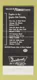 Matchbook Cover - Harold Pitman Graphic Art Supply Cleveland Chicago 30 Strike