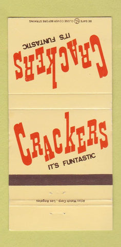 Matchbook Cover - Crackers 30 Strike