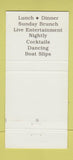 Matchbook Cover - The Red Onion Newport Beach CA 30 Strike