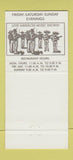 Matchbook Cover - Moreno's Orange CA restaurant 30 Strike