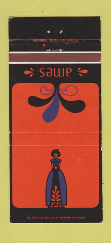 Matchbook Cover - Ames Glendale Santa Monica CA 30 Strike