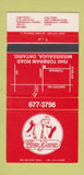 Matchbook Cover - Chez Paree Mississauga ON 30 Strike