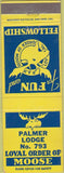 Matchbook Cover - Matchbook Cover Moose Lodge Palmer AK