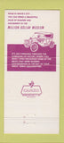 Matchbook Cover - Velvet Garter White's City NM 30 Strike