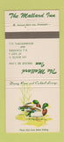 Matchbook Cover - Mallard Inn Moorestown NJ 30 Strike
