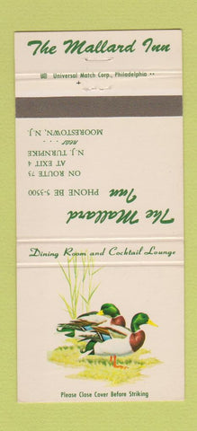 Matchbook Cover - Mallard Inn Moorestown NJ 30 Strike