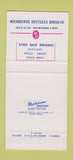 Matchbook Cover - Milwaukee Dustless Brush WI 30 Strike