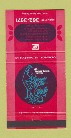 Matchbook Cover - George Brown College Toronto ON 30 Strike