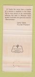 Matchbook Cover - El Torito Restaurant Encino CA WEAR 30 Strike