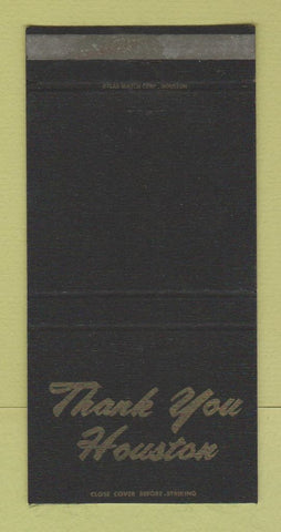 Matchbook Cover - Kwik Stop Stores Houston TX 30 Strike