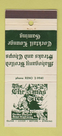 Matchbook Cover - The Christmas Tree Reno NV 30 Stick