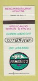 Matchbook Cover - Armadillo's Mexican Food Annapolis MD 30 Strike