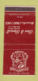 Matchbook Cover - Pen and Pencil New York City 30 Strike