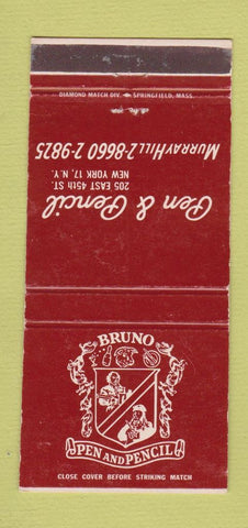 Matchbook Cover - Pen and Pencil New York City 30 Strike