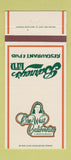 Matchbook Cover - Barney's One West California girlie Pasadena CA 30 Strike