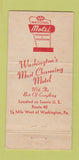 Matchbook Cover - National Motel Washington PA 30 Strike