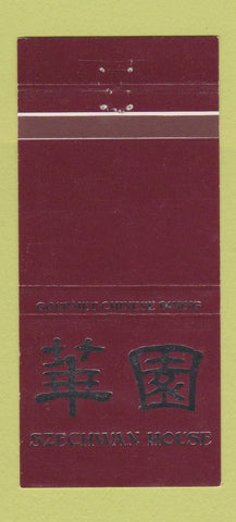 Matchbook Cover - Szechwan House Chinese Beachwood OH Chicago IL 30 Strike