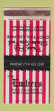 Matchbook Cover - The Embers Hemet CA restaurant WORN 30 Strike