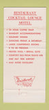 Matchbook Cover - Brigadoon Restaurant Vacaville CA 30 Strike