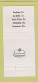 Matchbook Cover - Who Song & Larry's Anaheim La Jolla Santa Clara CA 30 Strike