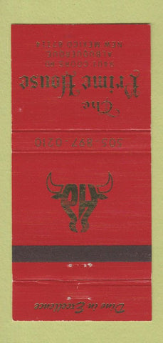 Matchbook Cover - Prime House Albuquerque NM 30 Strike