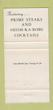 Matchbook Cover - Prime House Albuquerque NM 30 Strike