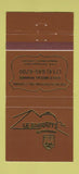 Matchbook Cover - Le Bharritz Restaurant Newport Beach CA 30 Strike