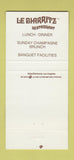 Matchbook Cover - Le Bharritz Restaurant Newport Beach CA 30 Strike