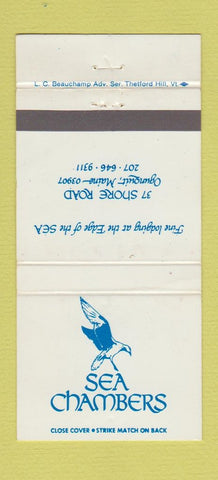 Matchbook Cover - Sea Chambers Ogunquit ME WEAR 30 Strike