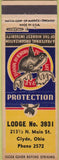 Matchbook Cover - Matchbook Cover Moose Lodge Clyde OH