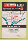 Matchbook Cover - Haley's Dodge Washington DC 40 Strike
