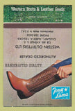 Matchbook Cover - Tony Lama Cowboy Boots Calgary AB 40 Strike