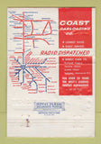 Matchbook Cover - Coast Carloading Tacoma Portland Seattle 40 Strike