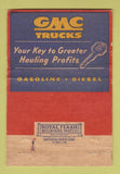 Matchbook Cover - GMC Trucks Duncan OK 40 Strike