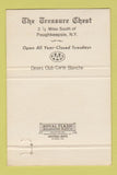 Matchbook Cover - Treasure Chester Red Bull Tap Poughkeepsie NY 40 Strike