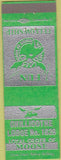 Matchbook Cover - Matchbook Cover Moose Lodge Chillicothe OH