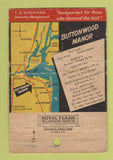 Matchbook Cover - Buttonwood Manor Matawan NJ WORN 40 Strike