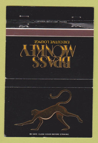 Matchbook Cover - Brass Monkey Sheraton Phoenix AZ 40 Strike
