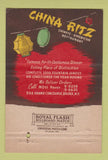 Matchbook Cover - China Ritz Chinese Bronx NY 40 Strike