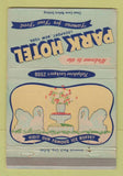 Matchbook Cover - Park Hotel Lockport NY WORN 40 Strike