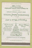 Matchbook Cover - Enterprise Federal Savings Washington DC 40 Strike