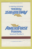 Matchbook Cover - AmeriFirst Federal Orlando Miami FL 40 Strike