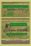 Matchbook Cover - Enterprise Federal Savings Washington DC 40 Strike