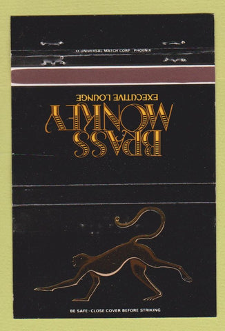 Matchbook Cover - Brass Monkey Sheraton Phoenix AZ 40 Strike