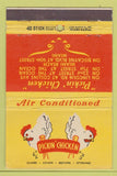 Matchbook Cover - Pickin Chicken Miami Beach FL 40 Stick