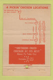 Matchbook Cover - Pickin Chicken Miami Beach FL 40 Stick