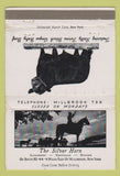 Matchbook Cover - Silver Horn Millbrook NY WEAR 40 Strike